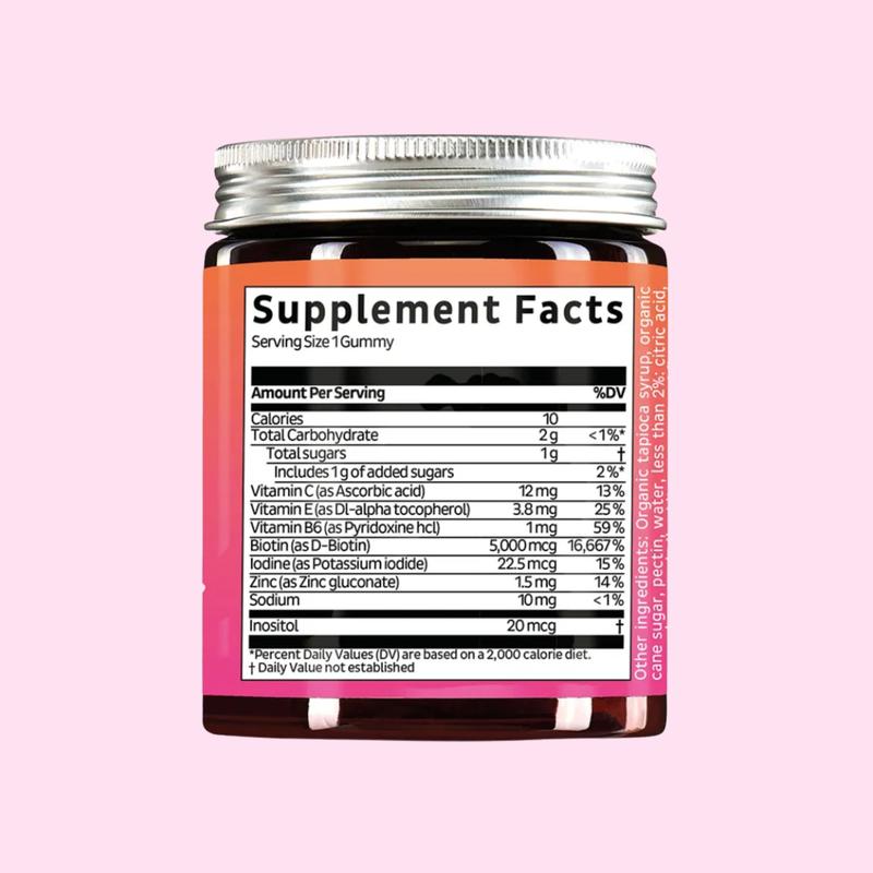 Zovii Hair Growth Biotin Gummies