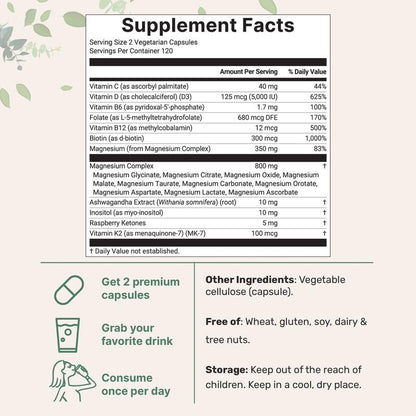 Zovii Magnesium Complex For Women